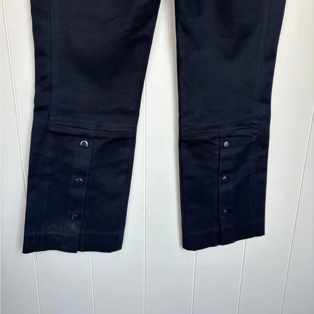 Tory Burch Dark Navy Cropped Ankle Pants - business chic - Picture 8 of 13